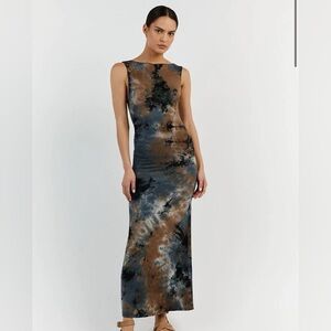 DISSH Millen Tie Dye Midi Dress